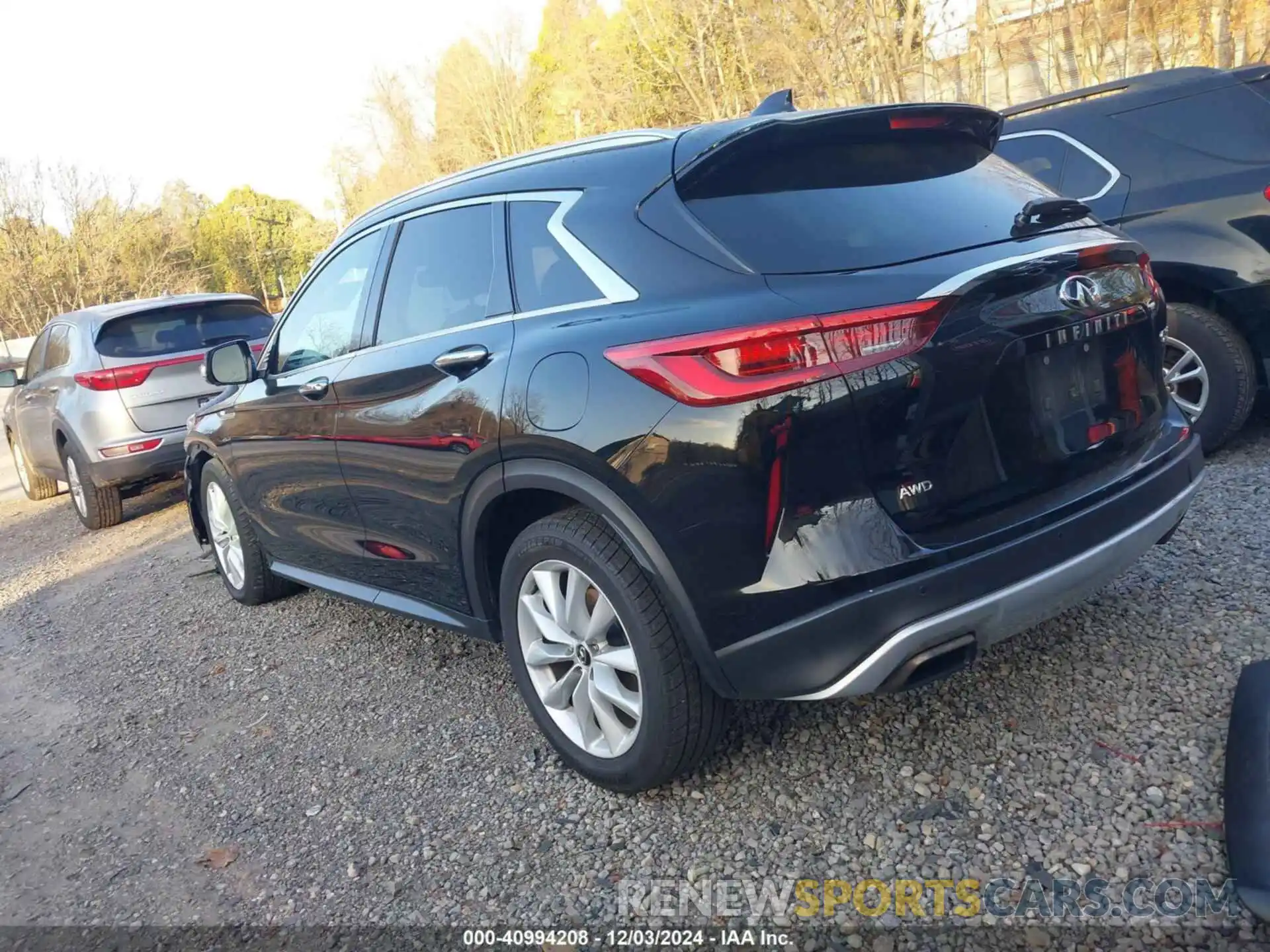 3 Photograph of a damaged car 3PCAJ5M3XKF120296 INFINITI QX50 2019