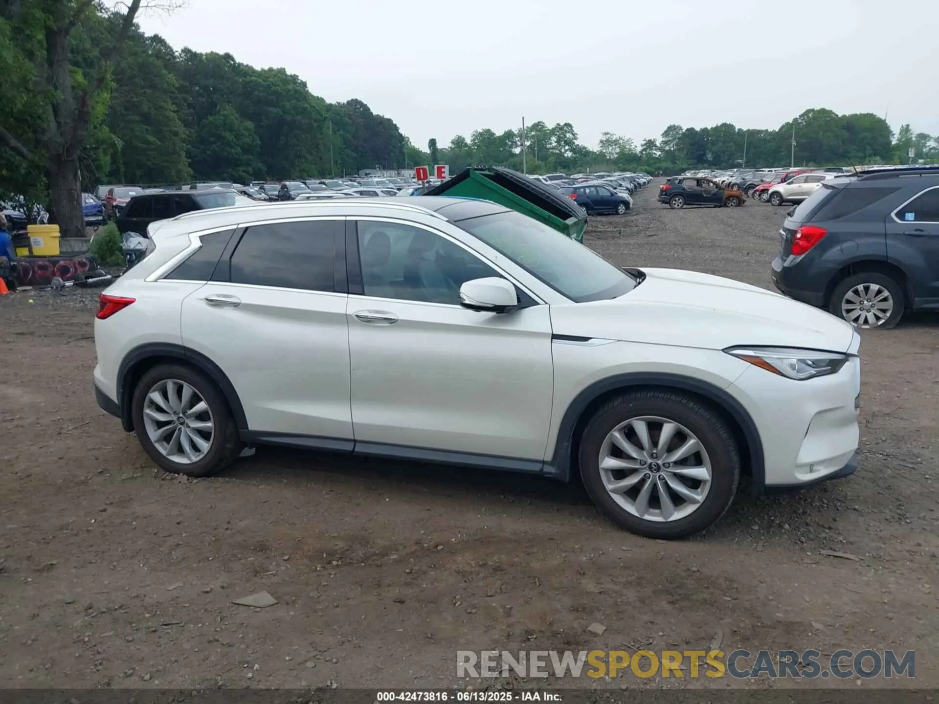 13 Photograph of a damaged car 3PCAJ5M3XKF121741 INFINITI QX50 2019
