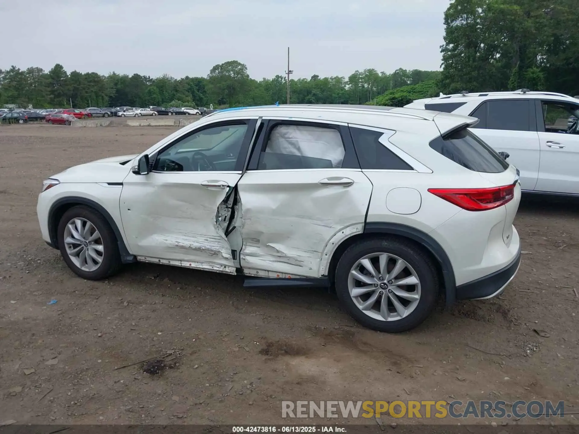 14 Photograph of a damaged car 3PCAJ5M3XKF121741 INFINITI QX50 2019
