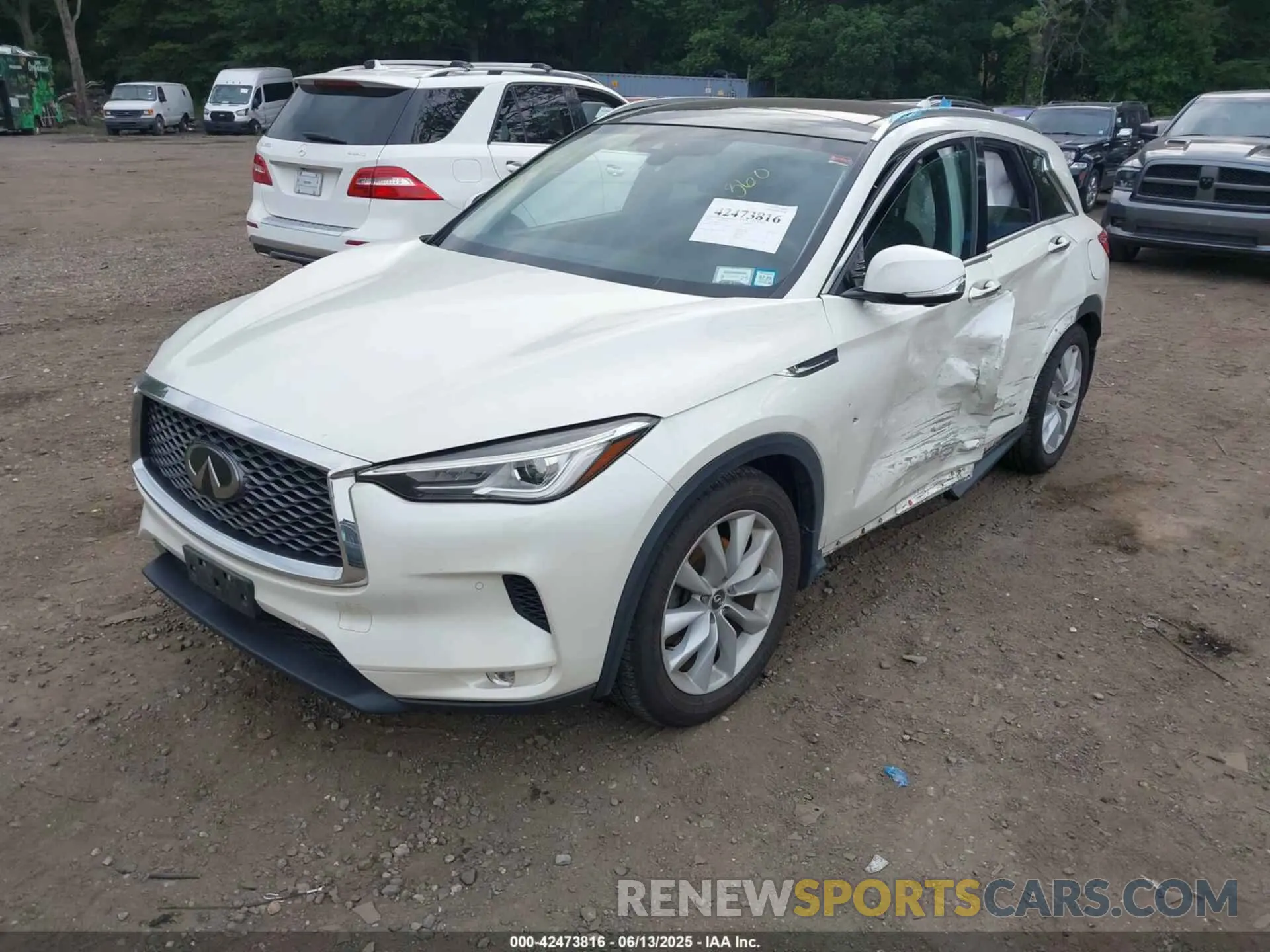 6 Photograph of a damaged car 3PCAJ5M3XKF121741 INFINITI QX50 2019