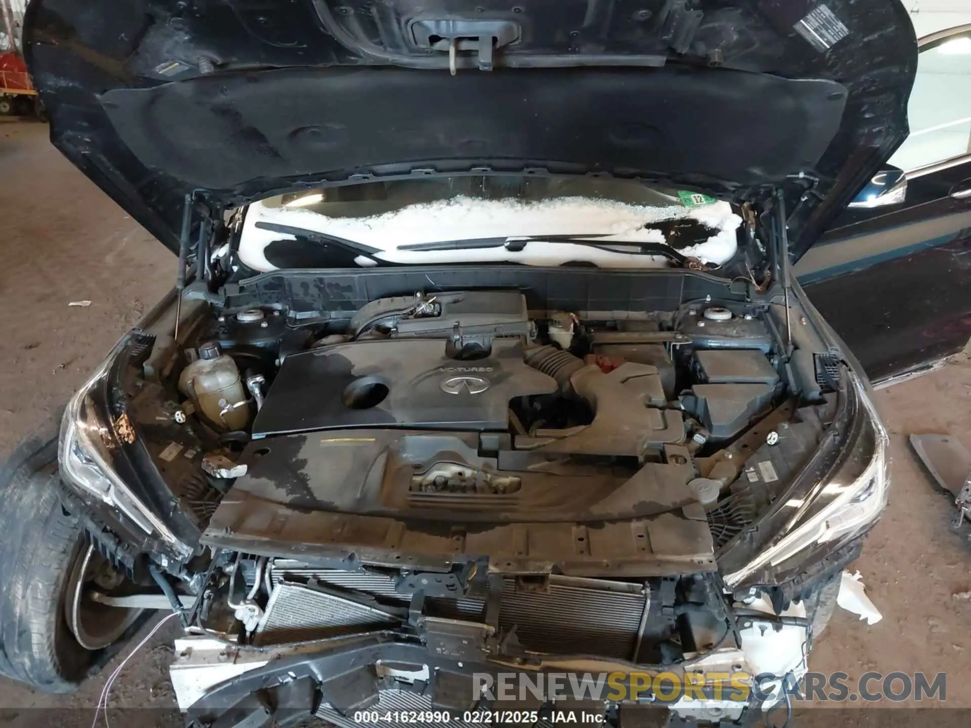 10 Photograph of a damaged car 3PCAJ5M3XKF128219 INFINITI QX50 2019