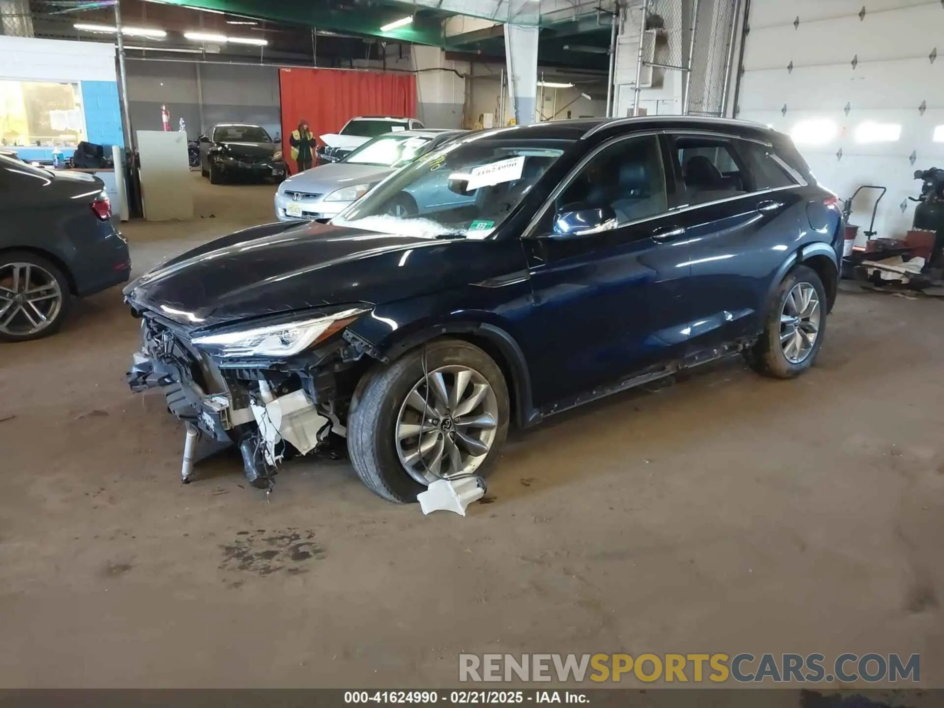 2 Photograph of a damaged car 3PCAJ5M3XKF128219 INFINITI QX50 2019