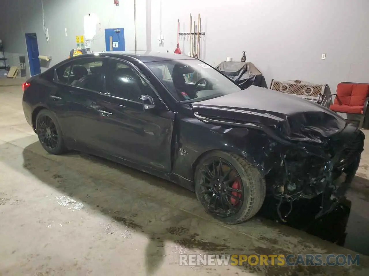 4 Photograph of a damaged car JN1FV7AR8KM830418 INFINITI QX50 2019