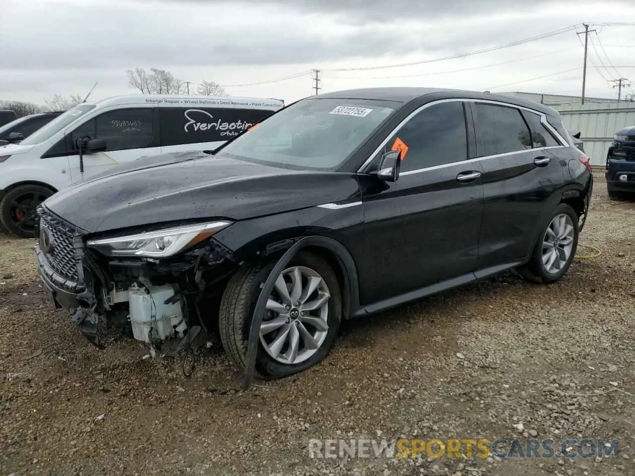 1 Photograph of a damaged car 3PCAJ5M10LF114300 INFINITI QX50 2020