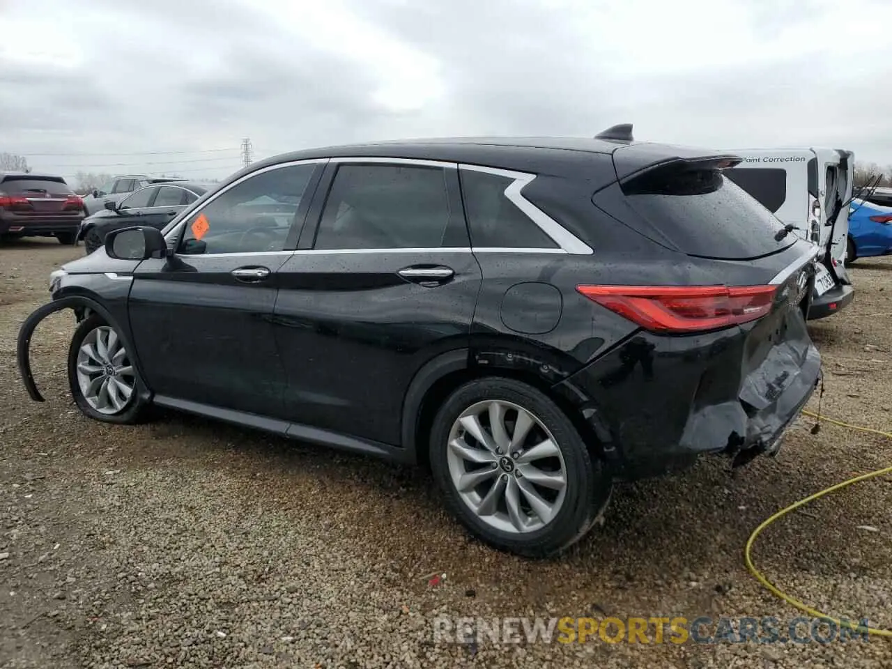 2 Photograph of a damaged car 3PCAJ5M10LF114300 INFINITI QX50 2020