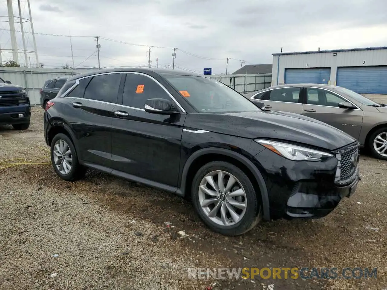 4 Photograph of a damaged car 3PCAJ5M10LF114300 INFINITI QX50 2020