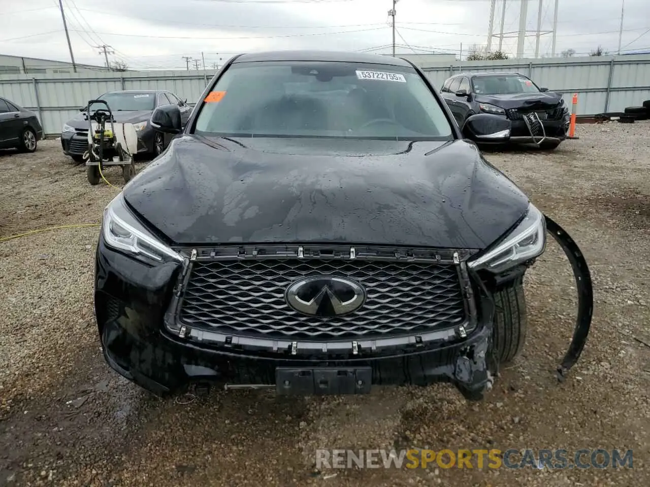 5 Photograph of a damaged car 3PCAJ5M10LF114300 INFINITI QX50 2020