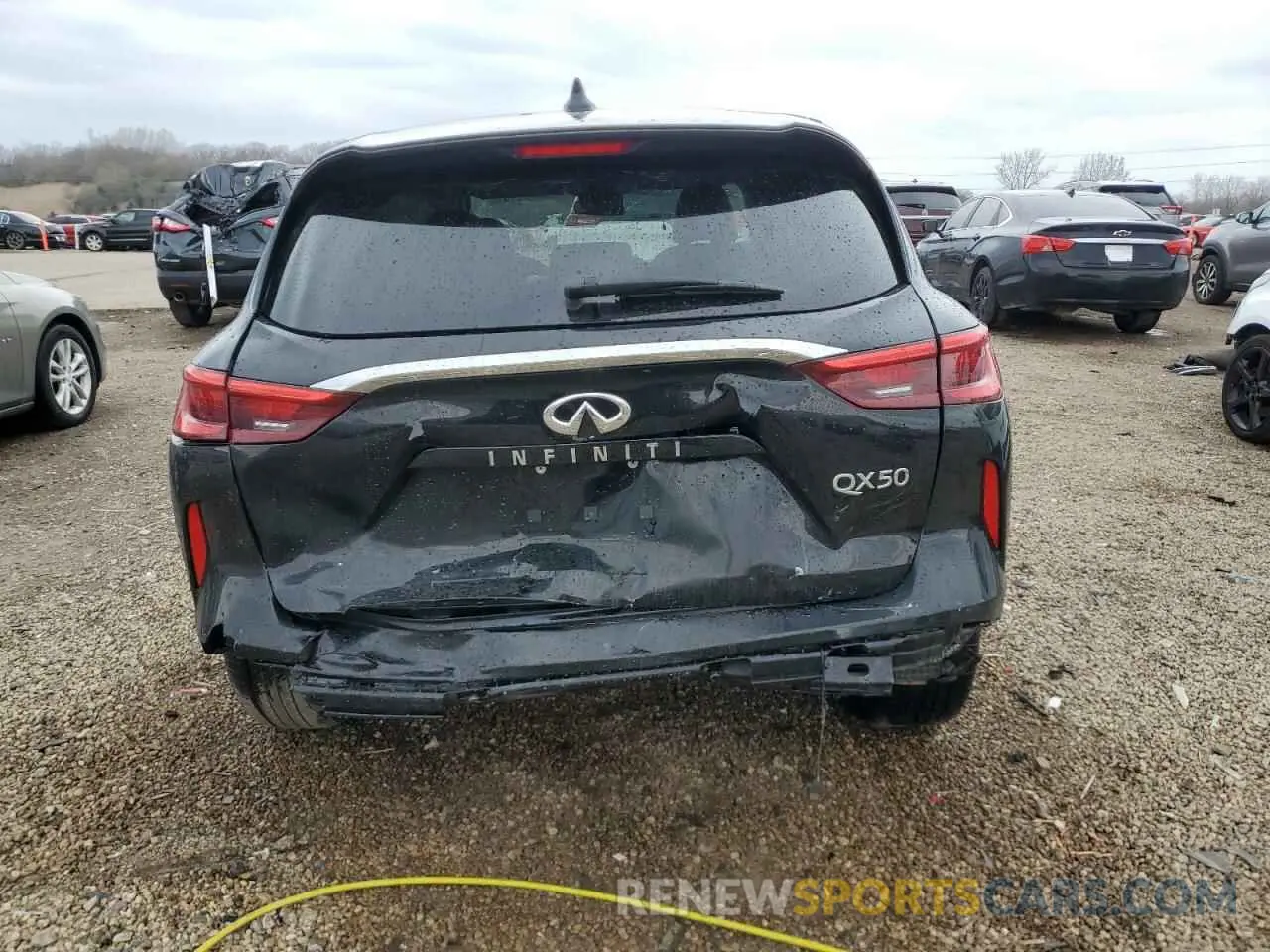 6 Photograph of a damaged car 3PCAJ5M10LF114300 INFINITI QX50 2020