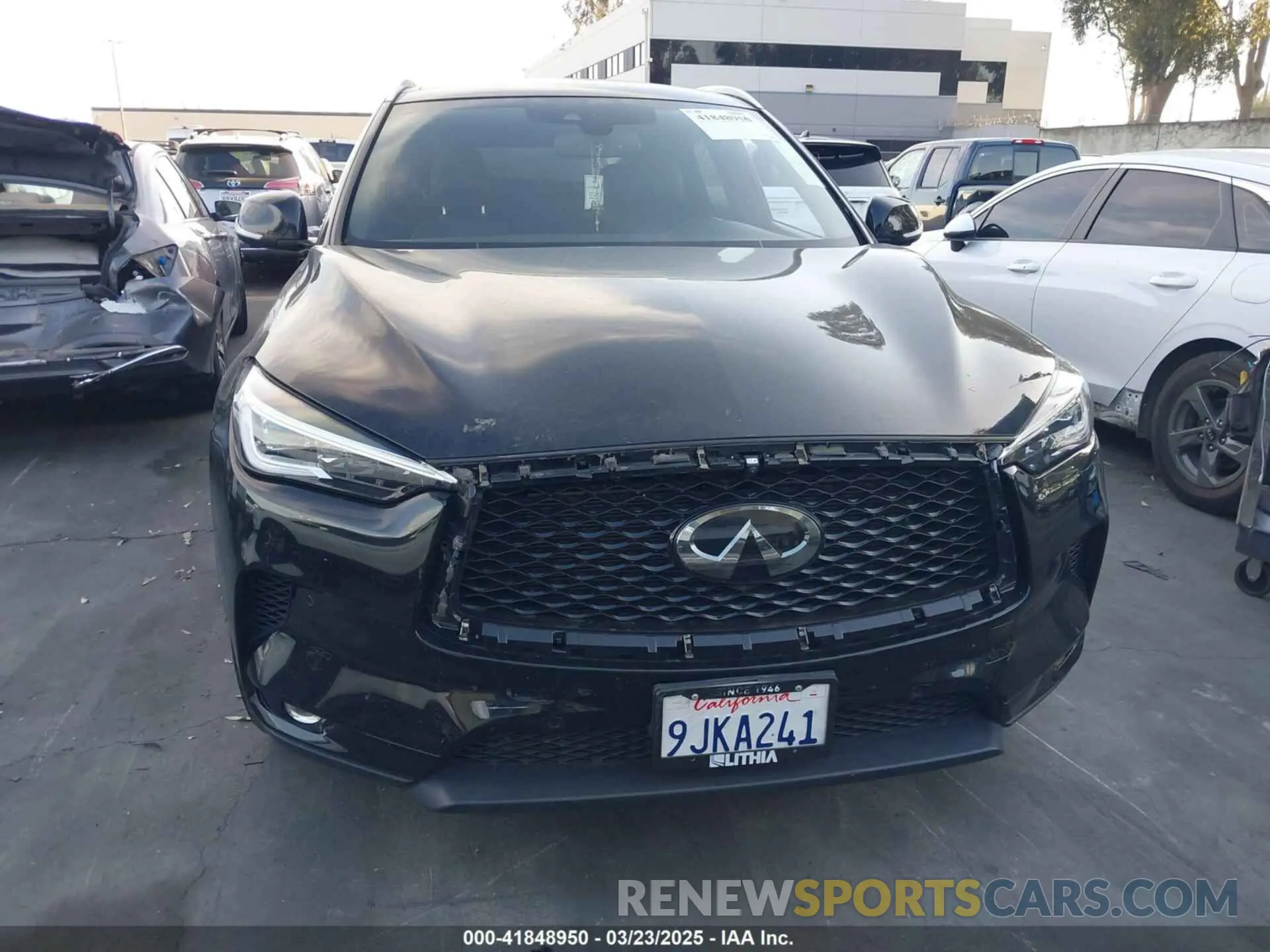 13 Photograph of a damaged car 3PCAJ5M10LF116144 INFINITI QX50 2020
