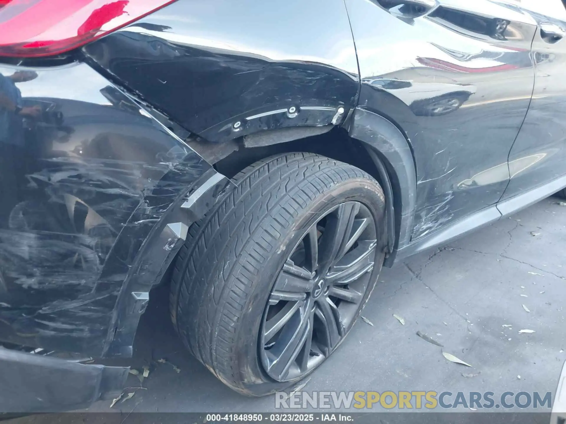 6 Photograph of a damaged car 3PCAJ5M10LF116144 INFINITI QX50 2020