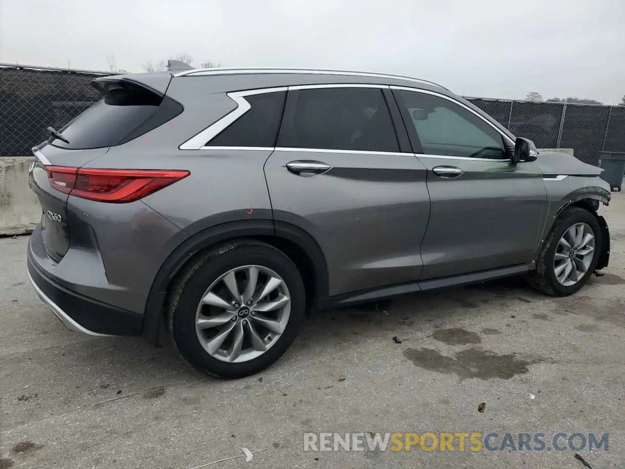 3 Photograph of a damaged car 3PCAJ5M10LF117018 INFINITI QX50 2020