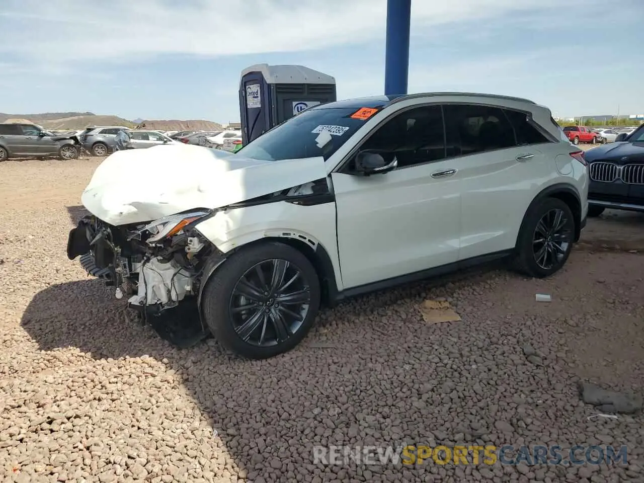 1 Photograph of a damaged car 3PCAJ5M10LF119951 INFINITI QX50 2020