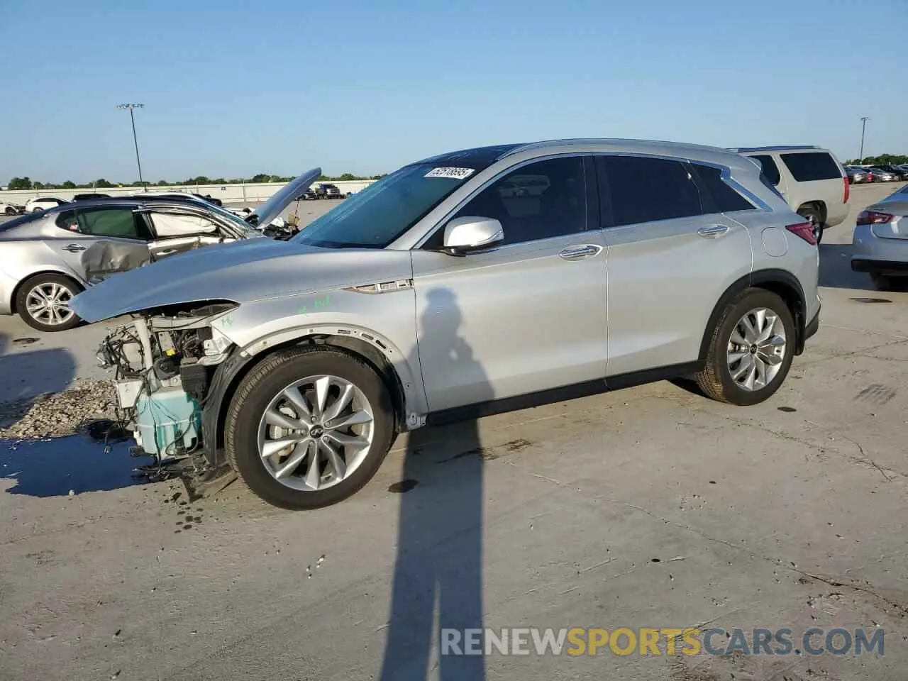1 Photograph of a damaged car 3PCAJ5M10LF120954 INFINITI QX50 2020