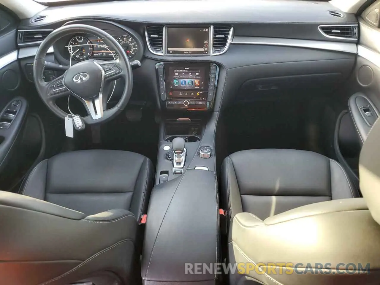 8 Photograph of a damaged car 3PCAJ5M10LF120954 INFINITI QX50 2020