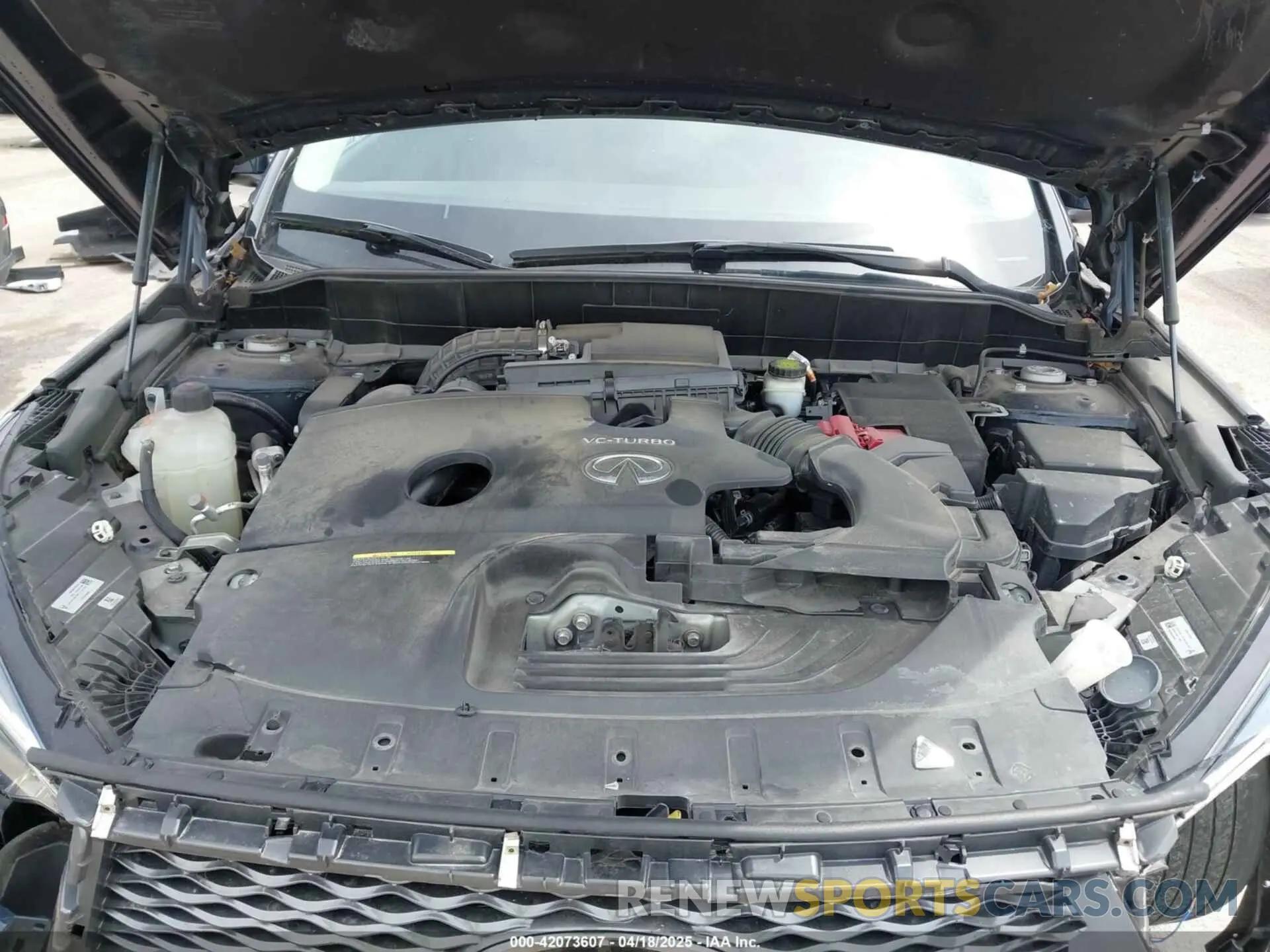 10 Photograph of a damaged car 3PCAJ5M11LF117903 INFINITI QX50 2020