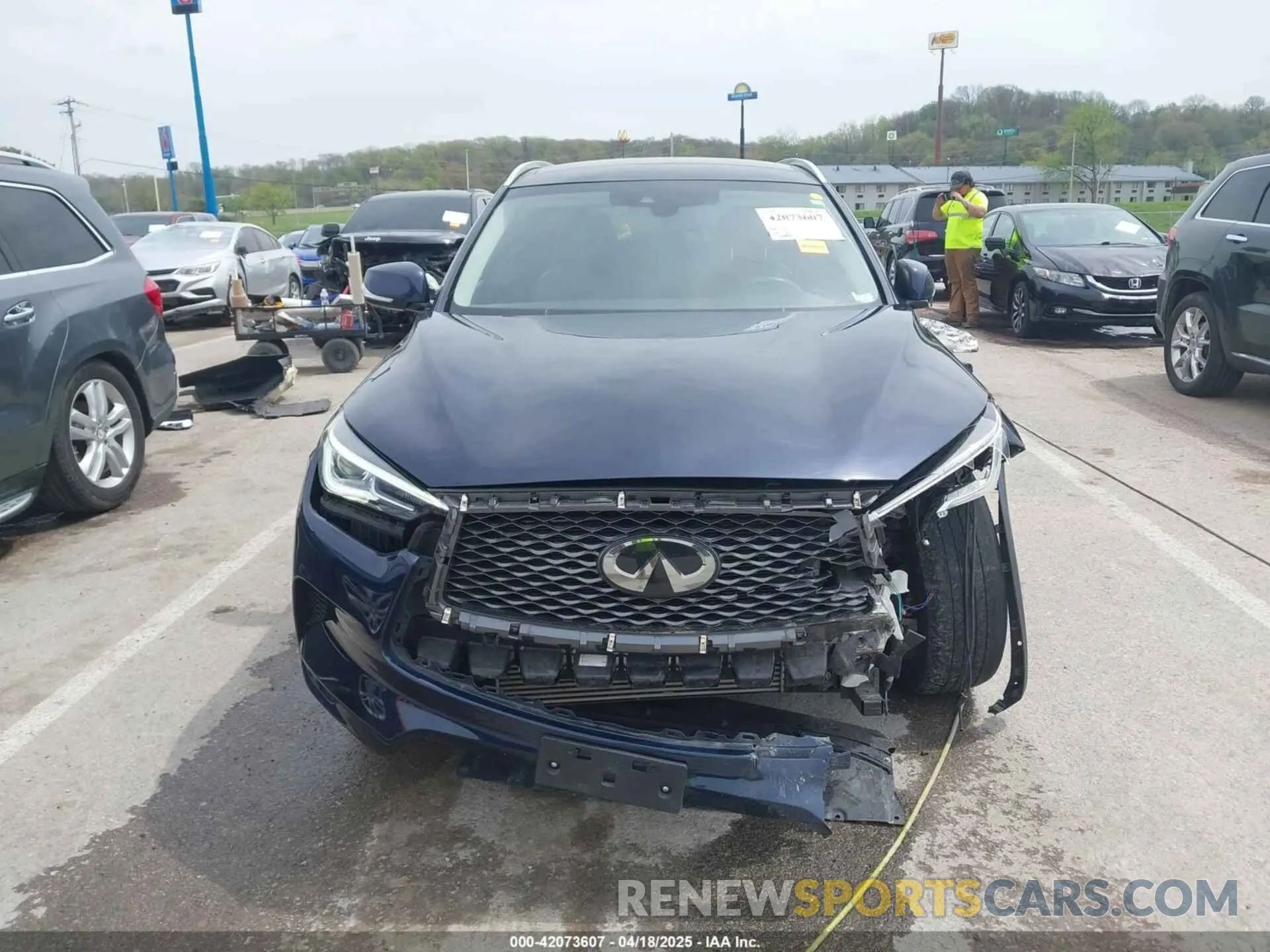 12 Photograph of a damaged car 3PCAJ5M11LF117903 INFINITI QX50 2020