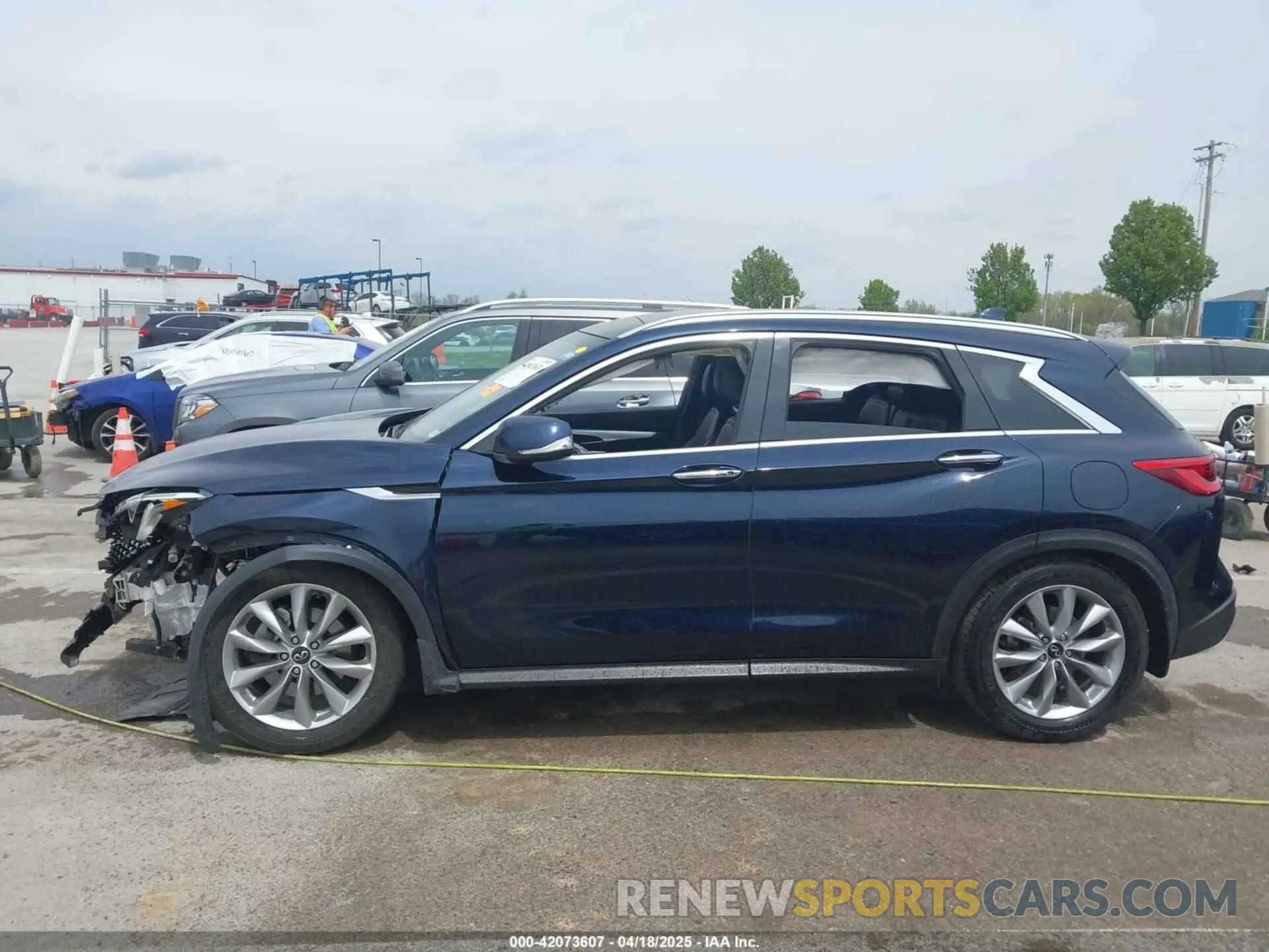 14 Photograph of a damaged car 3PCAJ5M11LF117903 INFINITI QX50 2020