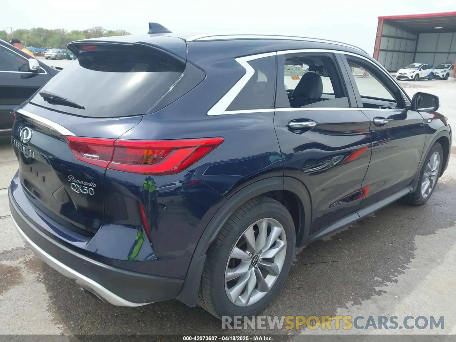 4 Photograph of a damaged car 3PCAJ5M11LF117903 INFINITI QX50 2020