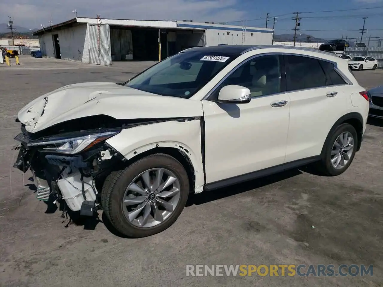 1 Photograph of a damaged car 3PCAJ5M12LF105226 INFINITI QX50 2020