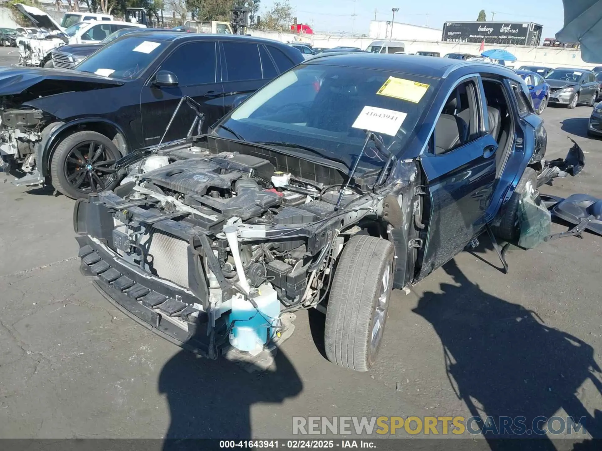 2 Photograph of a damaged car 3PCAJ5M13LF107535 INFINITI QX50 2020