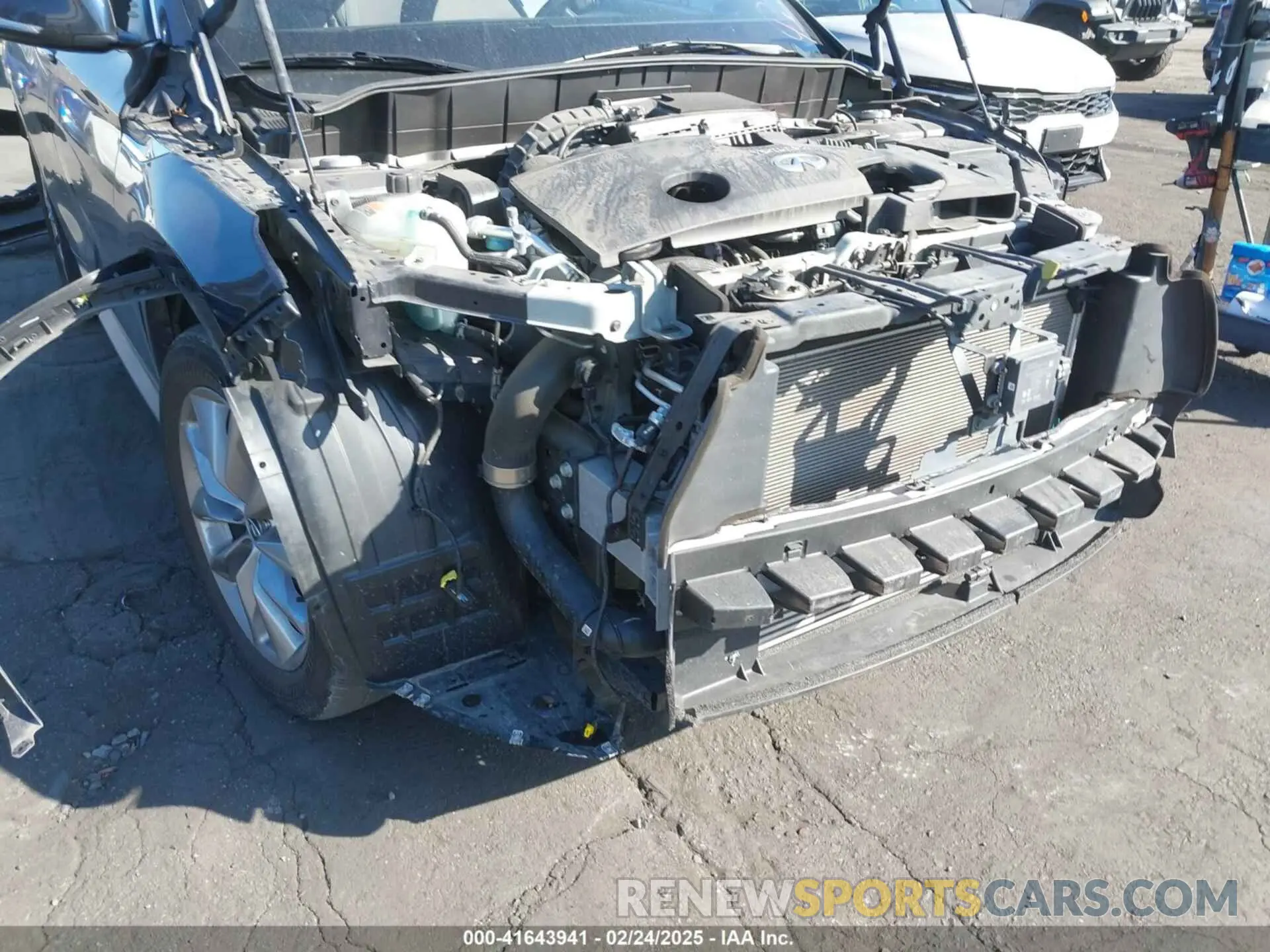 6 Photograph of a damaged car 3PCAJ5M13LF107535 INFINITI QX50 2020