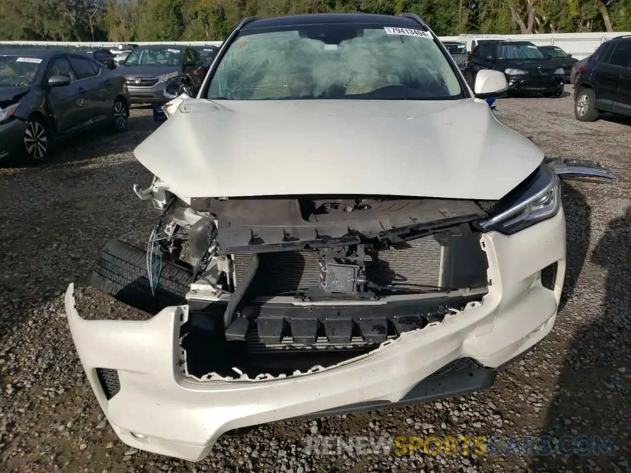 5 Photograph of a damaged car 3PCAJ5M13LF109821 INFINITI QX50 2020