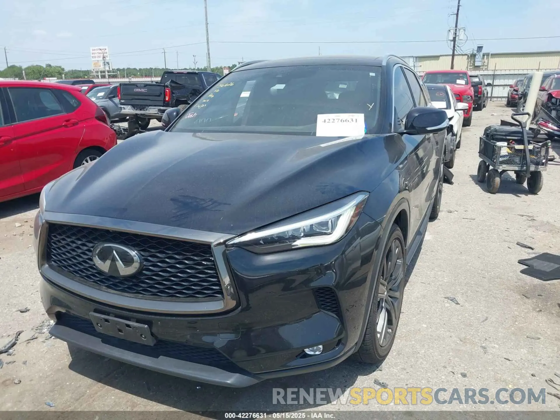2 Photograph of a damaged car 3PCAJ5M13LF111018 INFINITI QX50 2020