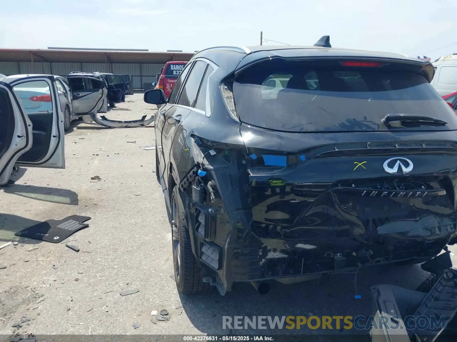 3 Photograph of a damaged car 3PCAJ5M13LF111018 INFINITI QX50 2020