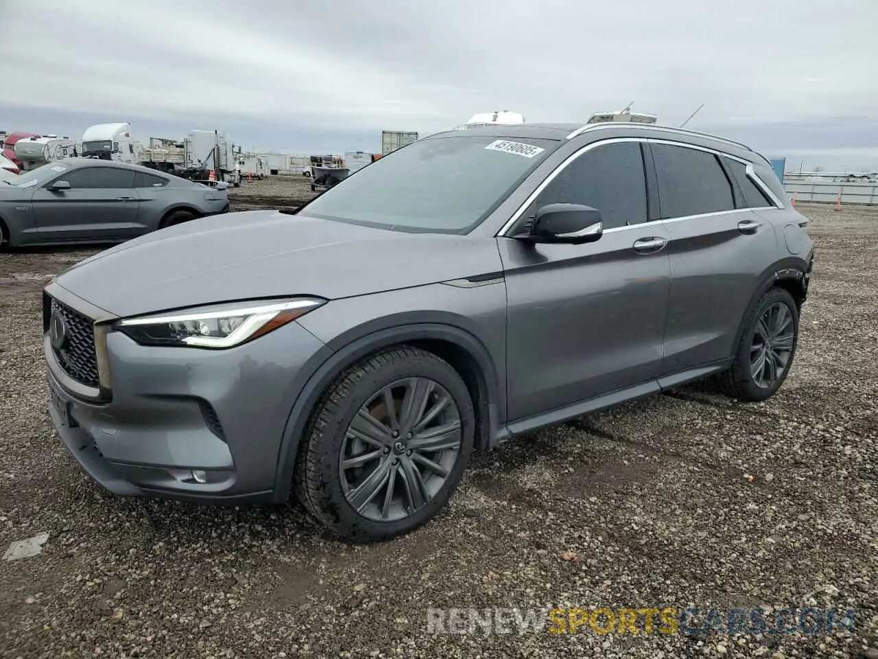 1 Photograph of a damaged car 3PCAJ5M13LF120754 INFINITI QX50 2020