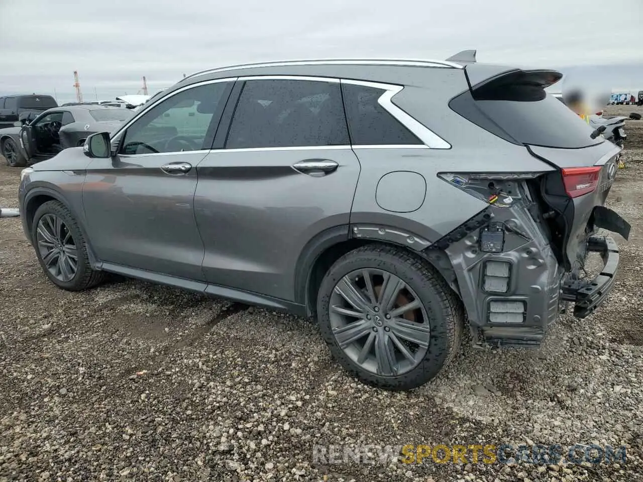 2 Photograph of a damaged car 3PCAJ5M13LF120754 INFINITI QX50 2020