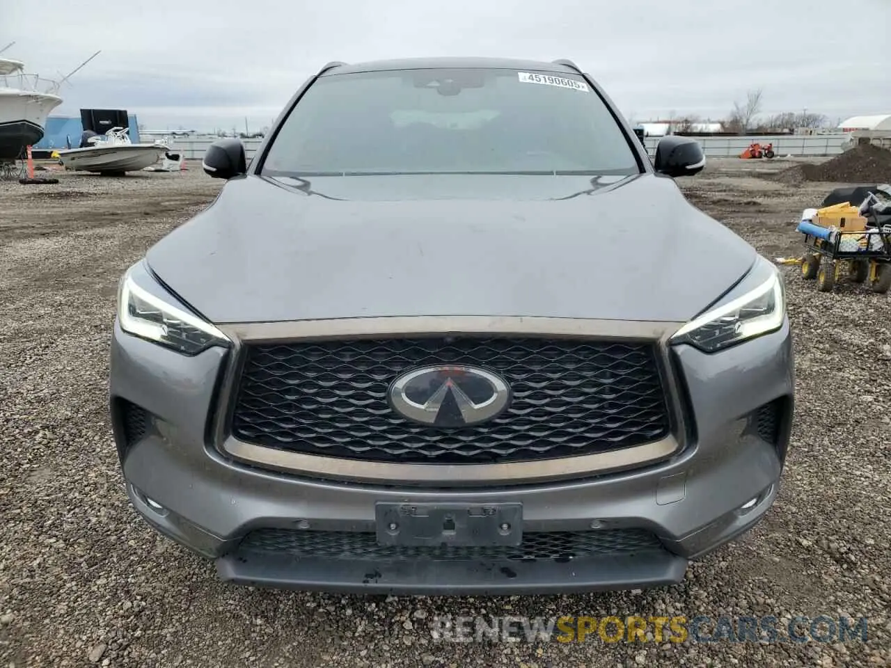 5 Photograph of a damaged car 3PCAJ5M13LF120754 INFINITI QX50 2020