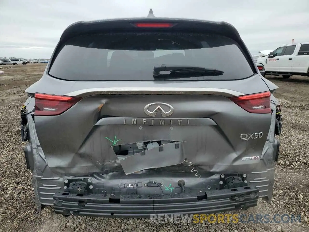 6 Photograph of a damaged car 3PCAJ5M13LF120754 INFINITI QX50 2020