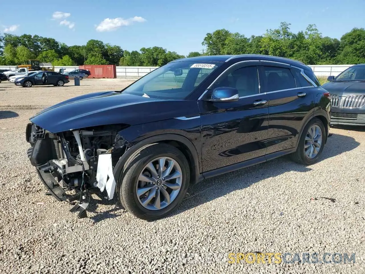 1 Photograph of a damaged car 3PCAJ5M14LF101985 INFINITI QX50 2020