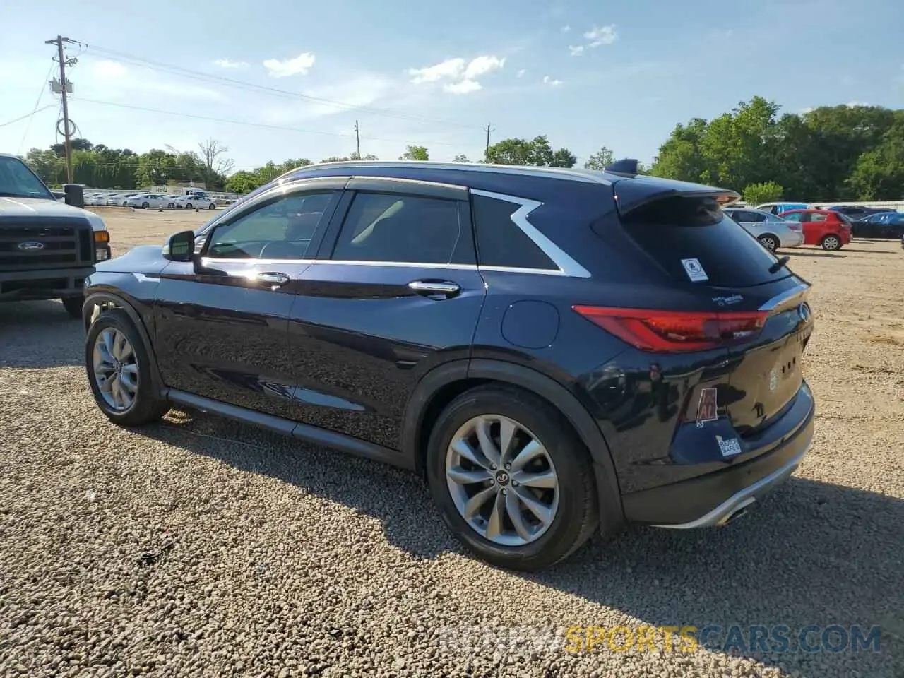 2 Photograph of a damaged car 3PCAJ5M14LF101985 INFINITI QX50 2020
