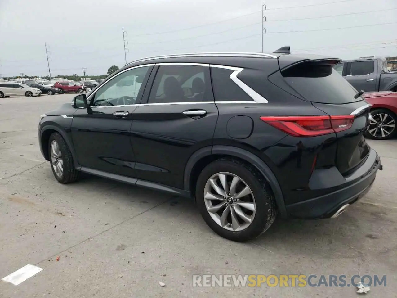 2 Photograph of a damaged car 3PCAJ5M14LF102151 INFINITI QX50 2020