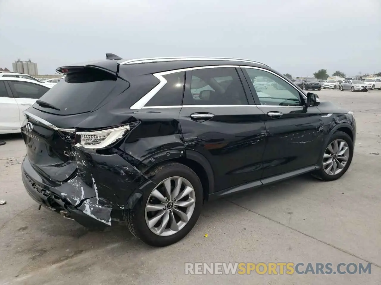 3 Photograph of a damaged car 3PCAJ5M14LF102151 INFINITI QX50 2020