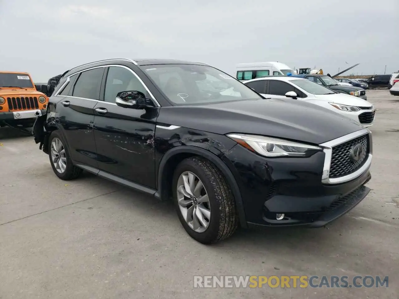 4 Photograph of a damaged car 3PCAJ5M14LF102151 INFINITI QX50 2020