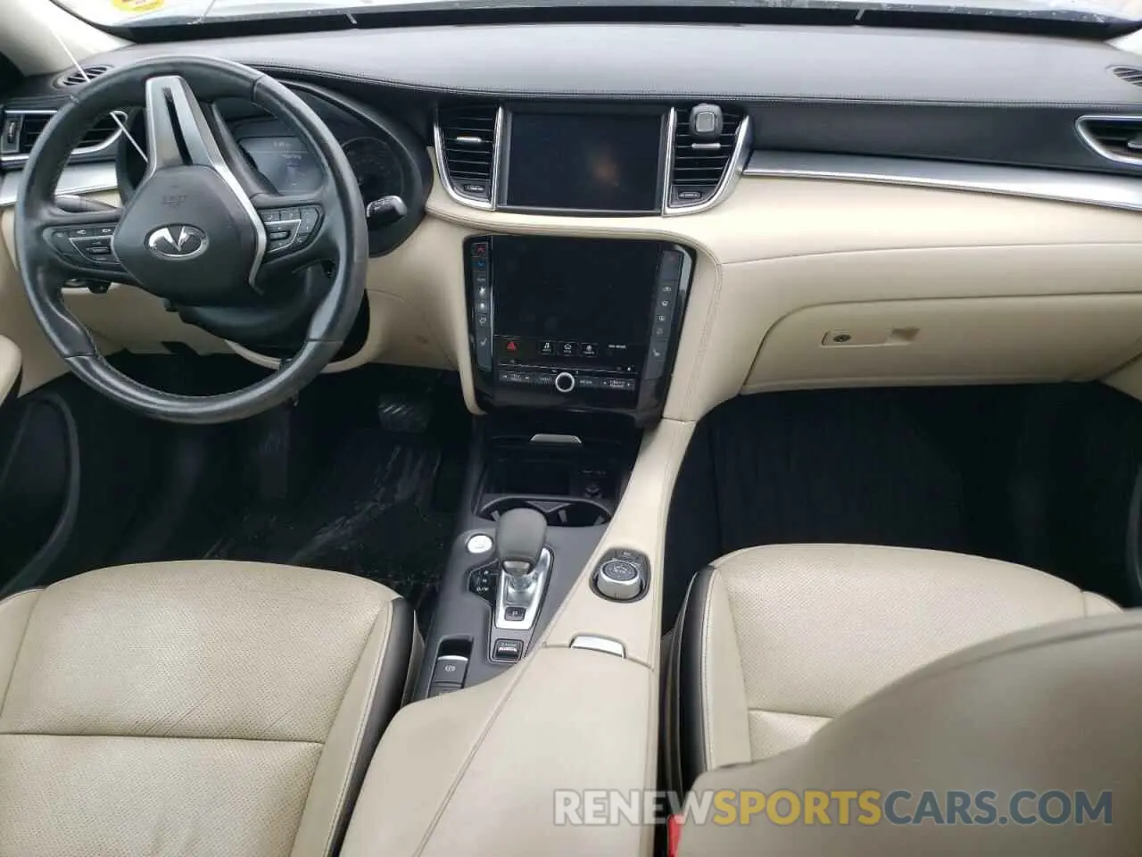 8 Photograph of a damaged car 3PCAJ5M14LF102151 INFINITI QX50 2020