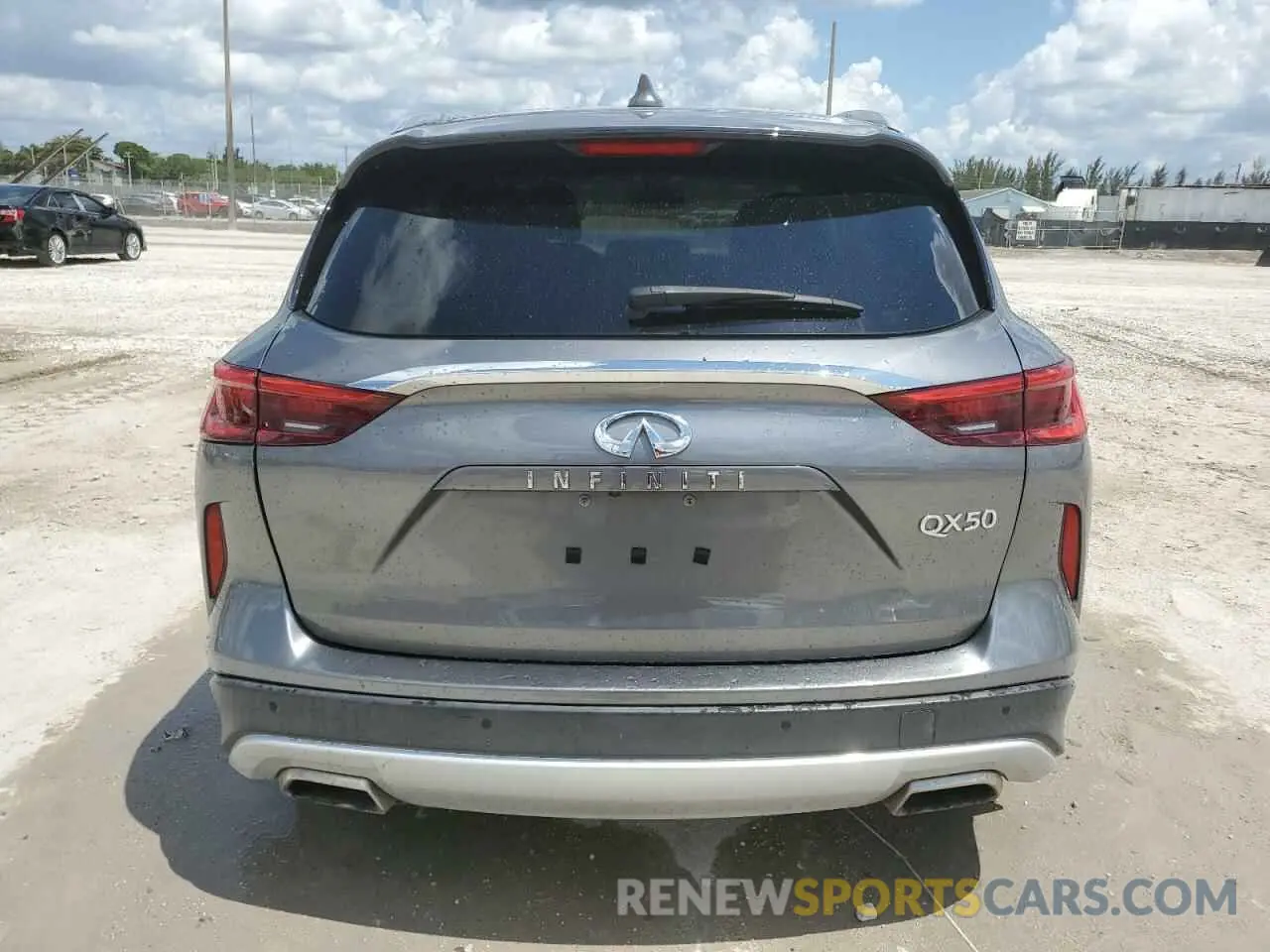 6 Photograph of a damaged car 3PCAJ5M14LF109570 INFINITI QX50 2020
