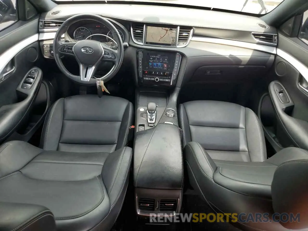 8 Photograph of a damaged car 3PCAJ5M15LF110663 INFINITI QX50 2020