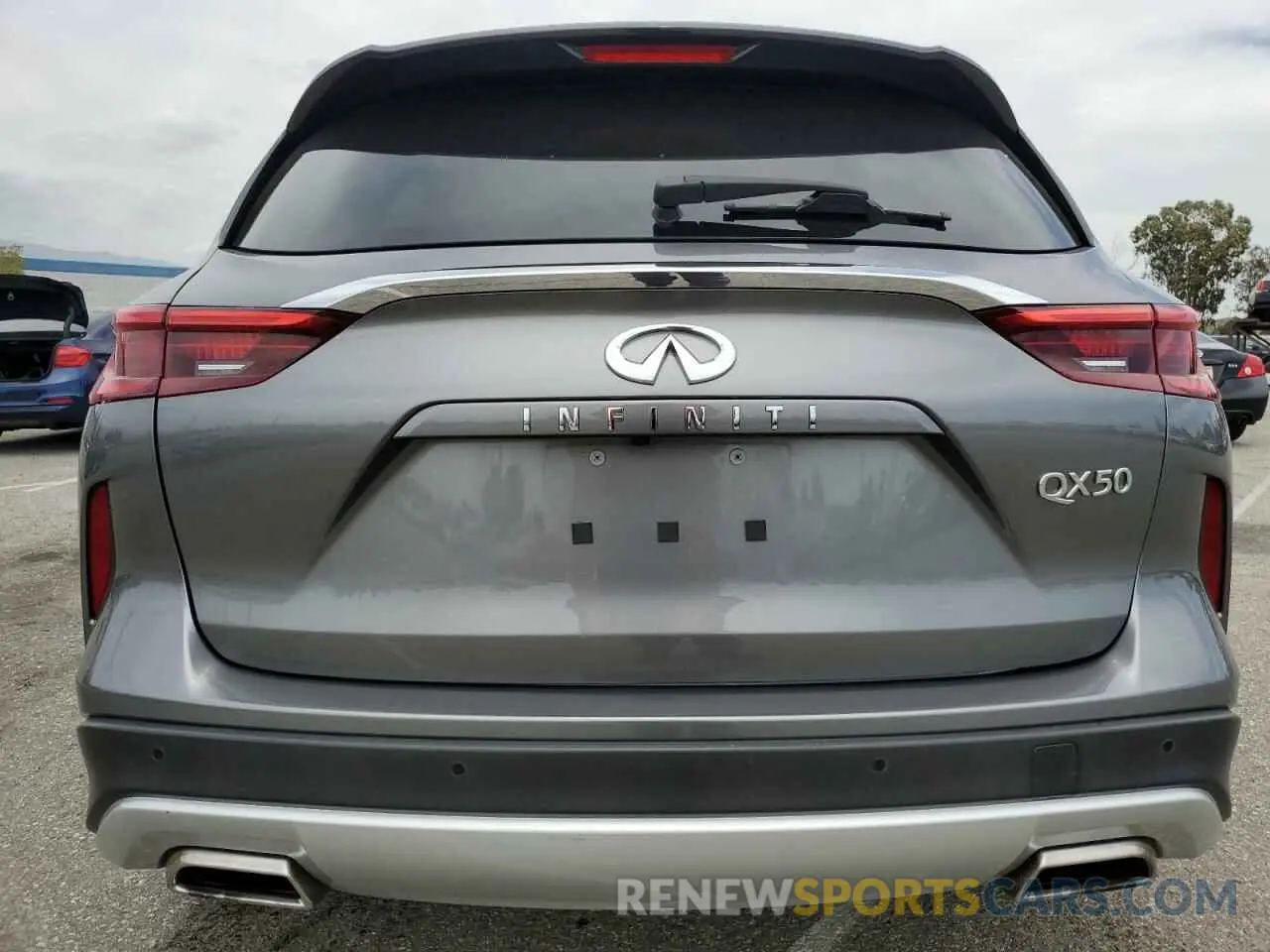 6 Photograph of a damaged car 3PCAJ5M16LF107867 INFINITI QX50 2020