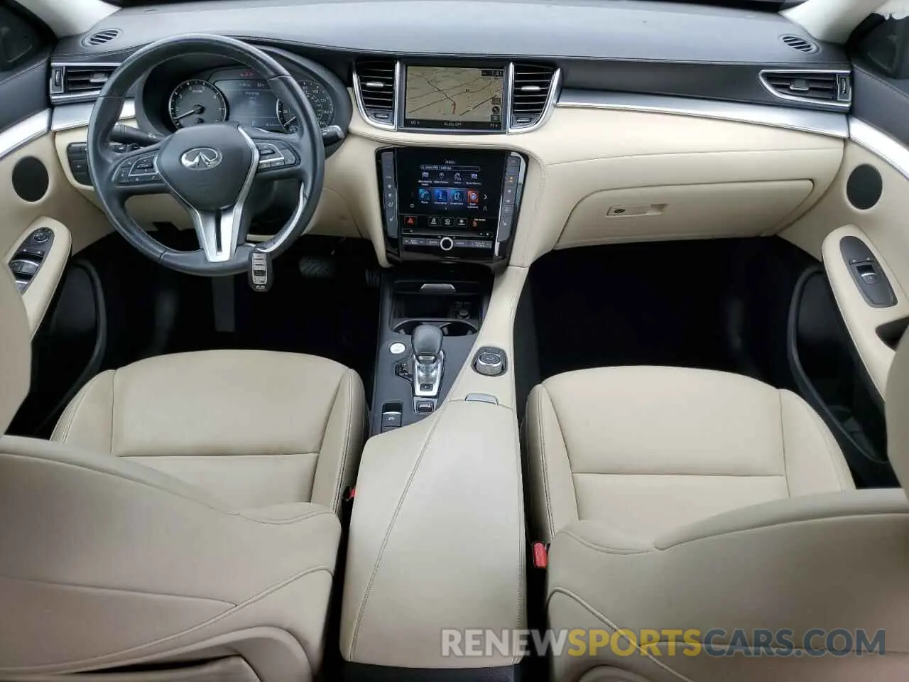 8 Photograph of a damaged car 3PCAJ5M16LF107867 INFINITI QX50 2020