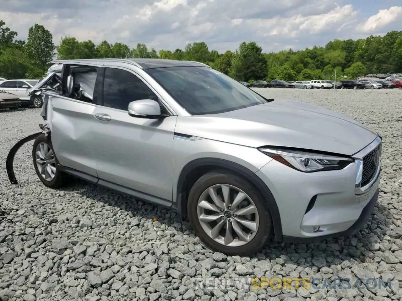 4 Photograph of a damaged car 3PCAJ5M16LF118819 INFINITI QX50 2020