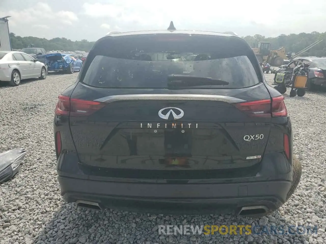 6 Photograph of a damaged car 3PCAJ5M17LF115024 INFINITI QX50 2020