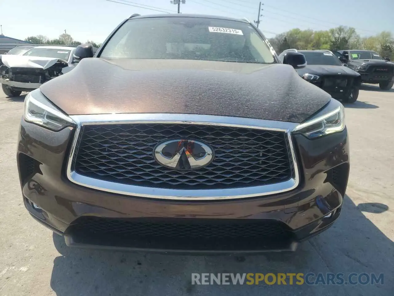 5 Photograph of a damaged car 3PCAJ5M19LF103344 INFINITI QX50 2020