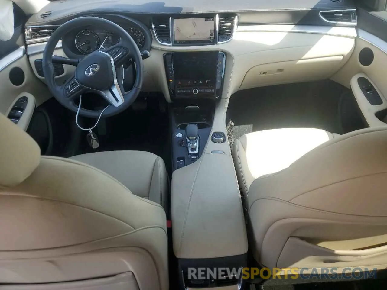 8 Photograph of a damaged car 3PCAJ5M19LF103344 INFINITI QX50 2020