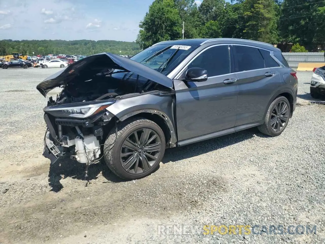 1 Photograph of a damaged car 3PCAJ5M19LF109242 INFINITI QX50 2020