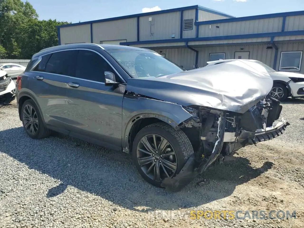 4 Photograph of a damaged car 3PCAJ5M19LF109242 INFINITI QX50 2020