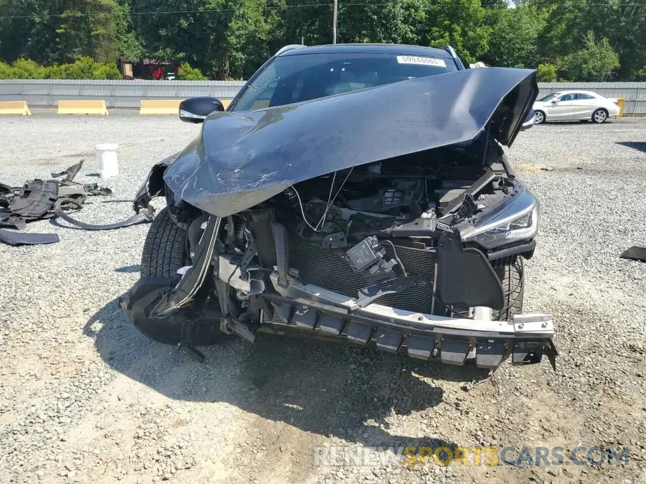 5 Photograph of a damaged car 3PCAJ5M19LF109242 INFINITI QX50 2020