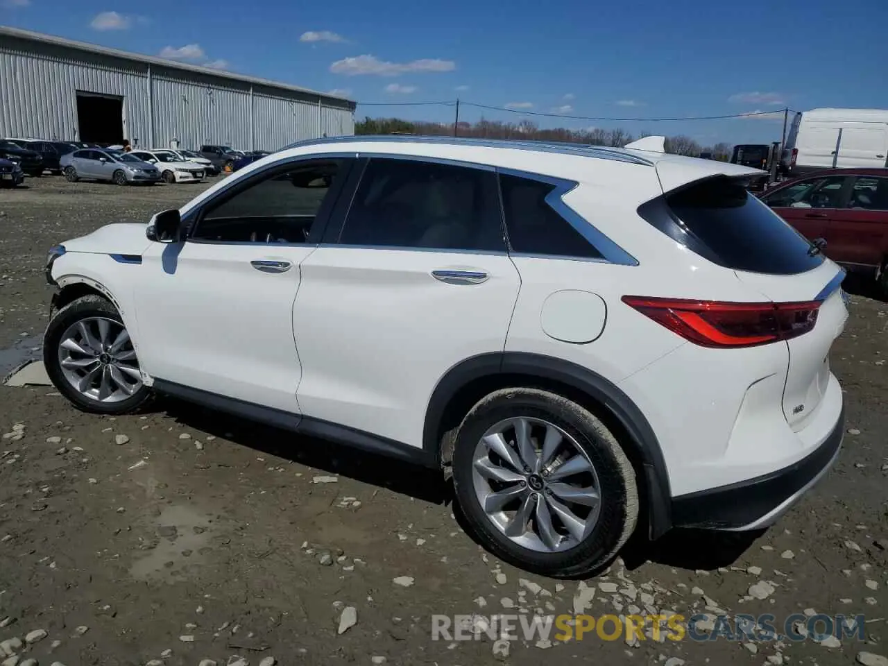 2 Photograph of a damaged car 3PCAJ5M30LF113018 INFINITI QX50 2020